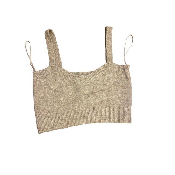 Zara half top crop top sweater tank Small - Picture 2 of 3